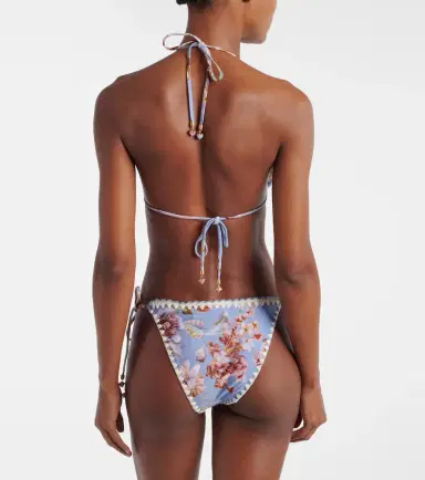Zimmermann Awaken floral crochet bikini top | Thumbnail 3 Zimmermann Awaken floral crochet bikini top | Thumbnail 3