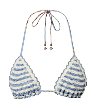 Zimmermann Awaken floral crochet bikini top | Thumbnail 1 Zimmermann Awaken floral crochet bikini top | Thumbnail 1