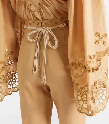 Zimmermann Awaken linen cropped flared pants | Thumbnail 2 Zimmermann Awaken linen cropped flared pants | Thumbnail 2