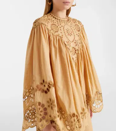 Zimmermann Awaken broderie anglaise cotton blouse | Thumbnail 3 Zimmermann Awaken broderie anglaise cotton blouse | Thumbnail 3