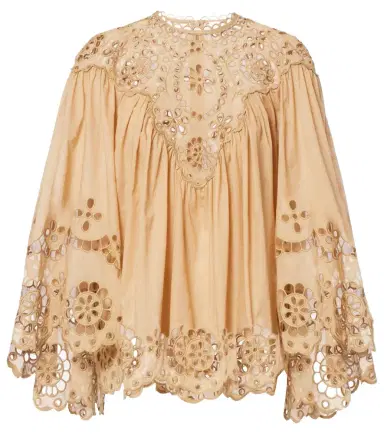 Zimmermann Awaken broderie anglaise cotton blouse | Thumbnail 1 Zimmermann Awaken broderie anglaise cotton blouse | Thumbnail 1