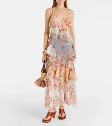 Zimmermann Awaken floral cotton and silk maxi dress | Thumbnail 3 Zimmermann Awaken floral cotton and silk maxi dress | Thumbnail 3