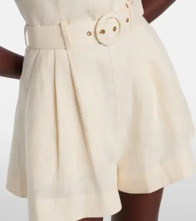 Zimmermann Awaken halterneck linen romper | Thumbnail 2 Zimmermann Awaken halterneck linen romper | Thumbnail 2