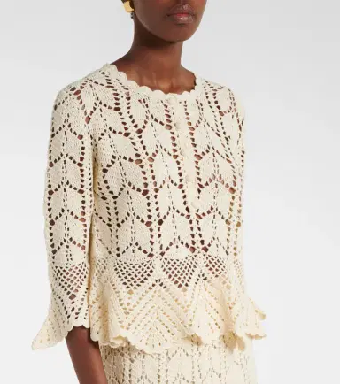 Zimmermann Crochet cotton top | Thumbnail 2 Zimmermann Crochet cotton top | Thumbnail 2