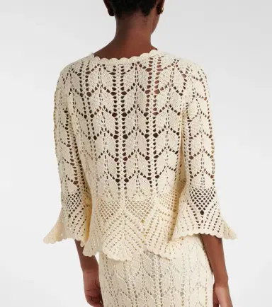 Zimmermann Crochet cotton top | Thumbnail 4 Zimmermann Crochet cotton top | Thumbnail 4