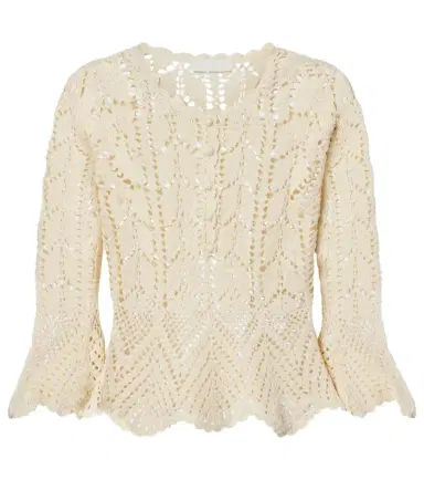 Zimmermann Crochet cotton top | Thumbnail 1 Zimmermann Crochet cotton top | Thumbnail 1