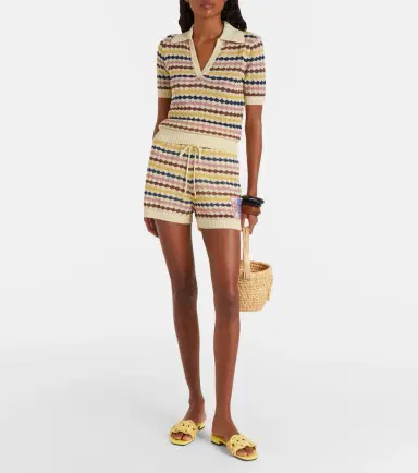 Zimmermann Awaken knitted cotton-blend shorts | Thumbnail 4 Zimmermann Awaken knitted cotton-blend shorts | Thumbnail 4