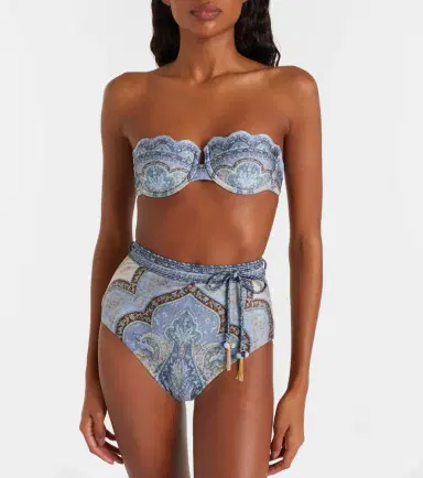 Zimmermann Wanderlust printed bikini top | Thumbnail 3 Zimmermann Wanderlust printed bikini top | Thumbnail 3