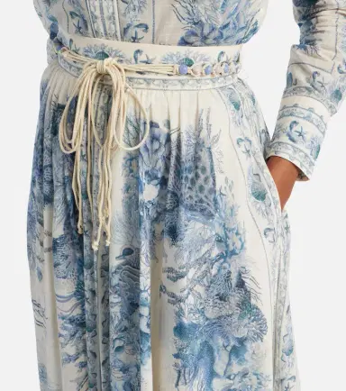 Zimmermann Wanderlust cotton midi skirt | Thumbnail 4 Zimmermann Wanderlust cotton midi skirt | Thumbnail 4