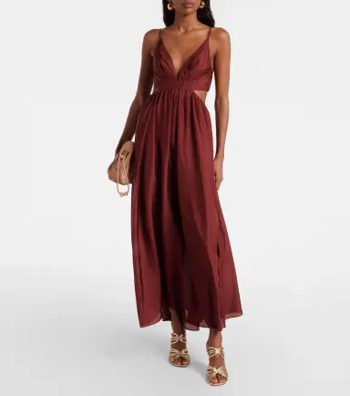 Zimmermann Wanderlust cutout silk maxi dress | Thumbnail 2 Zimmermann Wanderlust cutout silk maxi dress | Thumbnail 2