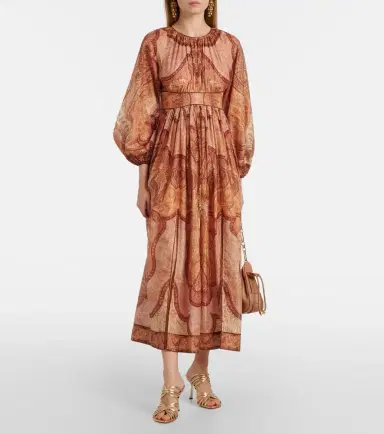 Zimmermann Wanderlust printed midi dress | Thumbnail 4 Zimmermann Wanderlust printed midi dress | Thumbnail 4