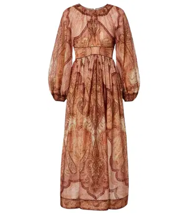 Zimmermann Wanderlust printed midi dress | Thumbnail 1 Zimmermann Wanderlust printed midi dress | Thumbnail 1