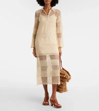 Zimmermann Wanderlust crochet cotton-blend midi dress | Thumbnail 2 Zimmermann Wanderlust crochet cotton-blend midi dress | Thumbnail 2