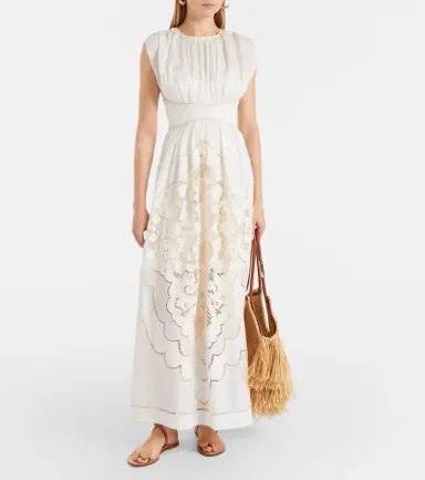 Zimmermann Daylight embroidered linen maxi dress | Thumbnail 2 Zimmermann Daylight embroidered linen maxi dress | Thumbnail 2