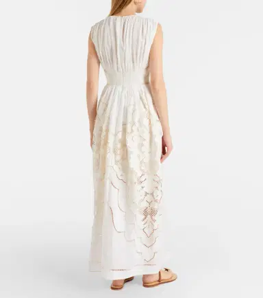Zimmermann Daylight embroidered linen maxi dress | Thumbnail 4 Zimmermann Daylight embroidered linen maxi dress | Thumbnail 4