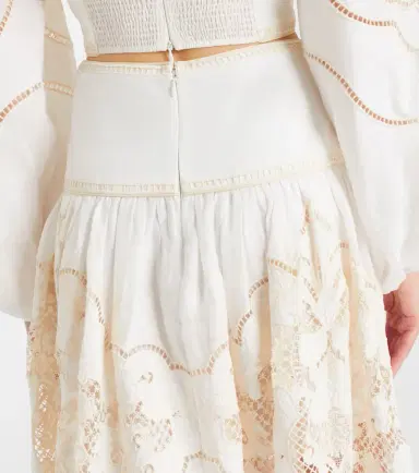 Zimmermann Daylight embroidered linen maxi skirt | Thumbnail 2 Zimmermann Daylight embroidered linen maxi skirt | Thumbnail 2