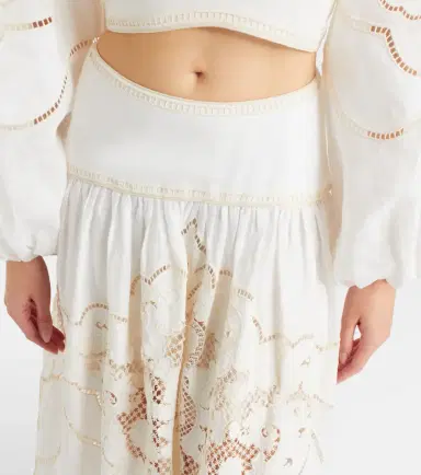 Zimmermann Daylight embroidered linen maxi skirt | Thumbnail 4 Zimmermann Daylight embroidered linen maxi skirt | Thumbnail 4