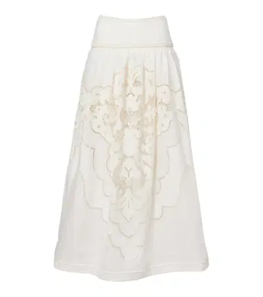 Zimmermann Daylight embroidered linen maxi skirt | Thumbnail 1 Zimmermann Daylight embroidered linen maxi skirt | Thumbnail 1