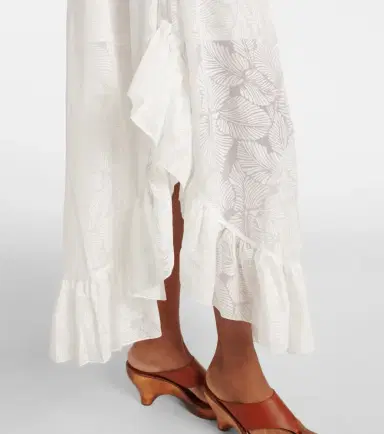 Zimmermann Daylight ruffled cotton-blend maxi skirt | Thumbnail 2 Zimmermann Daylight ruffled cotton-blend maxi skirt | Thumbnail 2