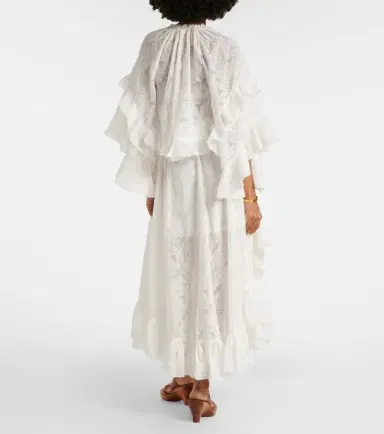 Zimmermann Daylight ruffled cotton-blend maxi skirt | Thumbnail 3 Zimmermann Daylight ruffled cotton-blend maxi skirt | Thumbnail 3