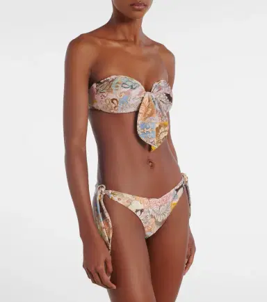 Zimmermann Daylight printed bikini top | Thumbnail 4 Zimmermann Daylight printed bikini top | Thumbnail 4
