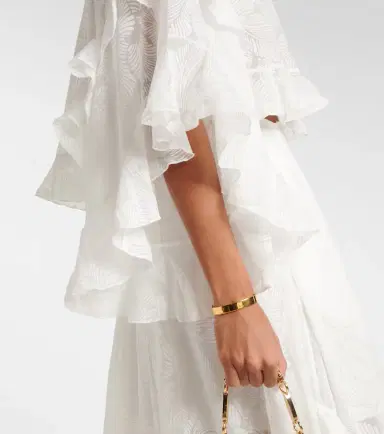 Zimmermann Daylight ruffled cotton-blend blouse | Thumbnail 2 Zimmermann Daylight ruffled cotton-blend blouse | Thumbnail 2