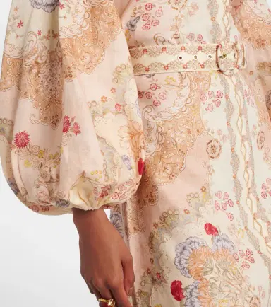 Zimmermann Daylight printed linen minidress | Thumbnail 4 Zimmermann Daylight printed linen minidress | Thumbnail 4
