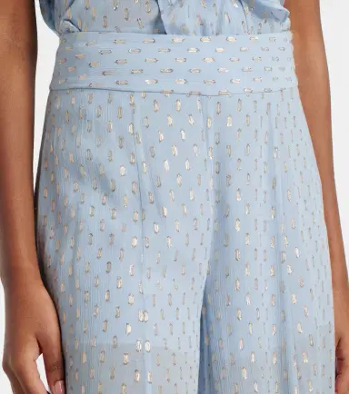 Zimmermann Daylight semi-sheer chiffon wide-leg pants | Thumbnail 3 Zimmermann Daylight semi-sheer chiffon wide-leg pants | Thumbnail 3