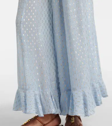 Zimmermann Daylight semi-sheer chiffon wide-leg pants | Thumbnail 5 Zimmermann Daylight semi-sheer chiffon wide-leg pants | Thumbnail 5