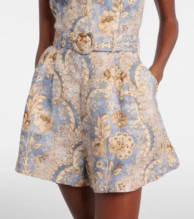 Zimmermann Daylight printed linen romper | Thumbnail 2 Zimmermann Daylight printed linen romper | Thumbnail 2