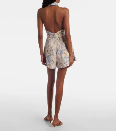 Zimmermann Daylight printed linen romper | Thumbnail 3 Zimmermann Daylight printed linen romper | Thumbnail 3