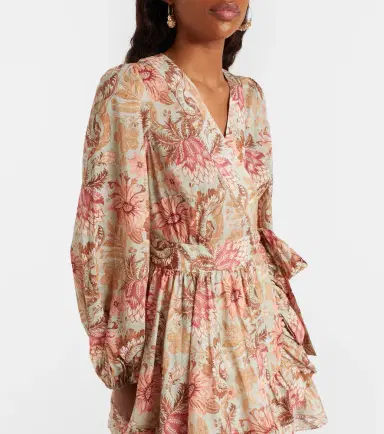 Zimmermann Daylight floral cotton wrap dress | Thumbnail 5 Zimmermann Daylight floral cotton wrap dress | Thumbnail 5