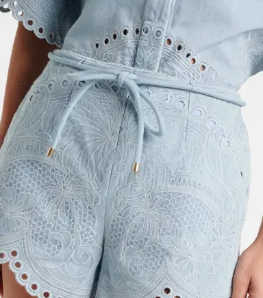 Zimmermann Daylight floral embroidered cotton shorts | Thumbnail 2 Zimmermann Daylight floral embroidered cotton shorts | Thumbnail 2
