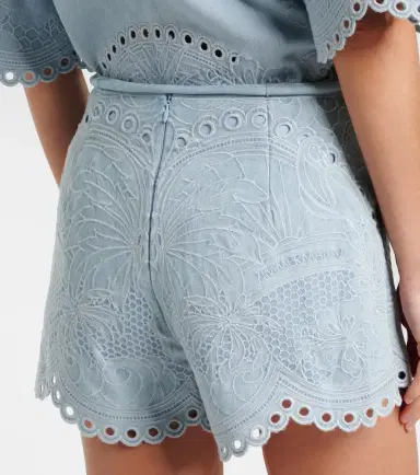 Zimmermann Daylight floral embroidered cotton shorts | Thumbnail 3 Zimmermann Daylight floral embroidered cotton shorts | Thumbnail 3