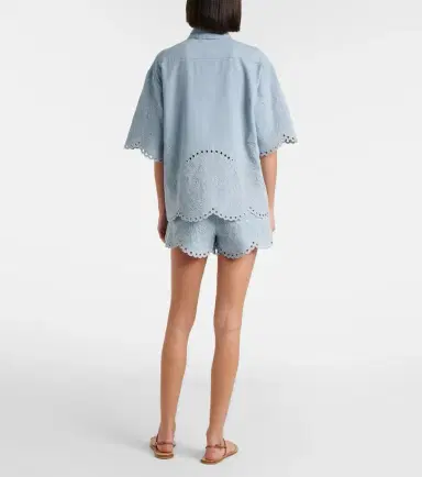 Zimmermann Daylight floral embroidered cotton shorts | Thumbnail 4 Zimmermann Daylight floral embroidered cotton shorts | Thumbnail 4