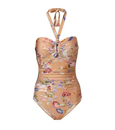 Zimmermann Patience floral halterneck swimsuit | Thumbnail 1 Zimmermann Patience floral halterneck swimsuit | Thumbnail 1