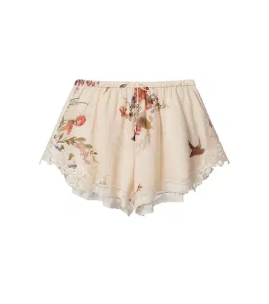 Zimmermann Patience floral cotton and silk shorts | Thumbnail 1 Zimmermann Patience floral cotton and silk shorts | Thumbnail 1