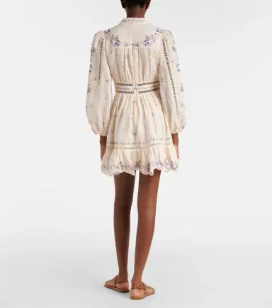 Zimmermann Patience floral linen minidress | Thumbnail 5 Zimmermann Patience floral linen minidress | Thumbnail 5