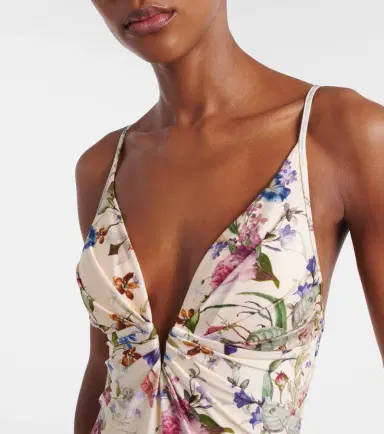 Zimmermann Patience floral gathered swimsuit | Thumbnail 3 Zimmermann Patience floral gathered swimsuit | Thumbnail 3