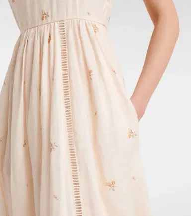 Zimmermann Patience floral linen midi dress | Thumbnail 2 Zimmermann Patience floral linen midi dress | Thumbnail 2