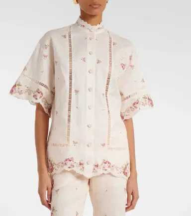 Zimmermann Patience floral linen shirt | Thumbnail 3 Zimmermann Patience floral linen shirt | Thumbnail 3
