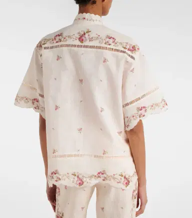 Zimmermann Patience floral linen shirt | Thumbnail 4 Zimmermann Patience floral linen shirt | Thumbnail 4