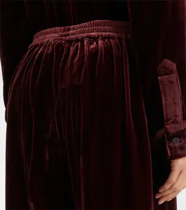 Asceno London velvet pajama pants | Thumbnail 6 Asceno London velvet pajama pants | Thumbnail 6