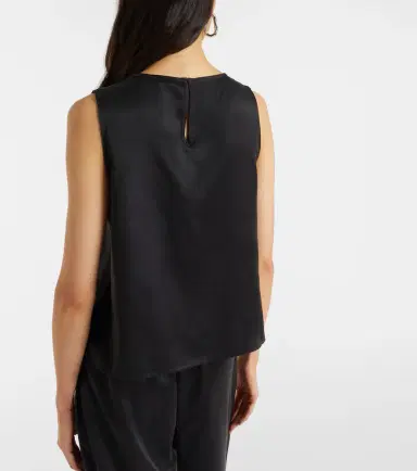 Asceno Sofia silk charmeuse tank top | Thumbnail 6 Asceno Sofia silk charmeuse tank top | Thumbnail 6