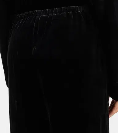 Asceno Austin velvet wide-leg pants | Thumbnail 3 Asceno Austin velvet wide-leg pants | Thumbnail 3