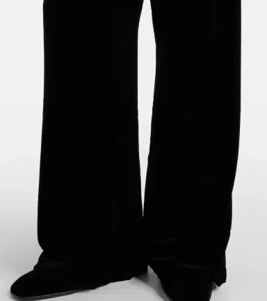Asceno Austin velvet wide-leg pants | Thumbnail 4 Asceno Austin velvet wide-leg pants | Thumbnail 4