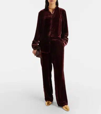 Asceno London velvet shirt | Thumbnail 2 Asceno London velvet shirt | Thumbnail 2