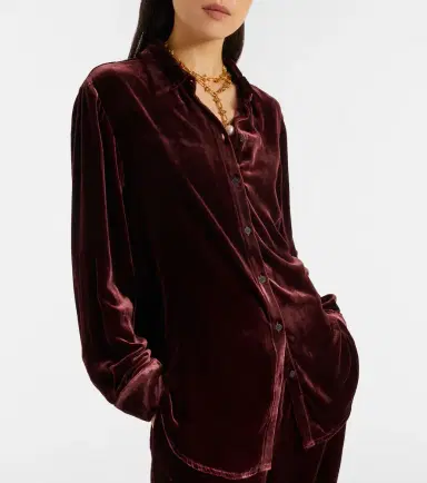 Asceno London velvet shirt | Thumbnail 3 Asceno London velvet shirt | Thumbnail 3