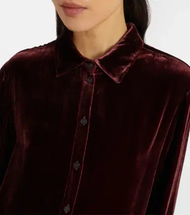 Asceno London velvet shirt | Thumbnail 6 Asceno London velvet shirt | Thumbnail 6