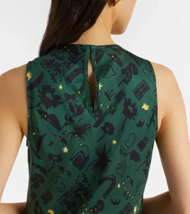 Asceno Valencia printed silk charmeuse maxi dress | Thumbnail 5 Asceno Valencia printed silk charmeuse maxi dress | Thumbnail 5